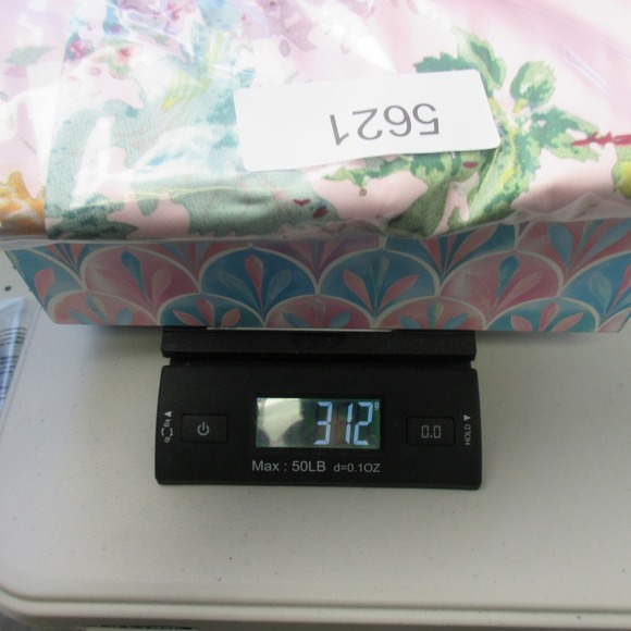 Petal + Pup Anabelle Halter Midi Dress M Pink Floral Satin Wedding Guest 312 - Picture 14 of 14